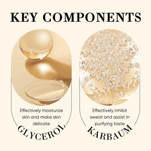 Portable 50g <strong>Beaded</strong> Ball Fragrance Antiperspirant Long-lasting Fresh Body Dew Skin Care Roll-On Liquid in Balm Form Wholesale - Product Image 4