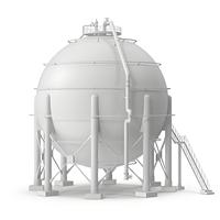 Réservoir de stockage sphérique de 6000 Cbm 3000ton Lpg et réservoir de stockage sphérique de gaz propane de 3000 tonnes Lpg