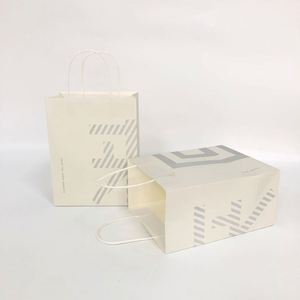 Vente flash - Sacs en papier kraft blanc écologiques, recyclables, à bas prix, personnalisables avec votre propre logo, pour café, thé, jus, à emporter - Product Image 2