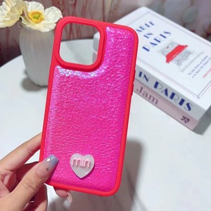 Forme de coeur dames Design cuir TPU accessoires de téléphone portable housse pour Iphone 11 12 13 14 15 16 17 Pro Max - Product Image 1