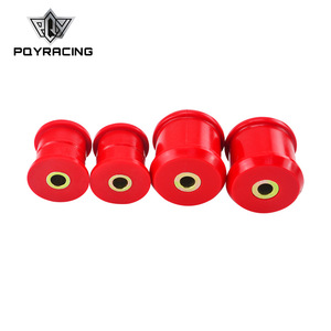 Bagues de bras de suspension arrière Poyracing pour Subaru Impreza WRX 1998-2007, fixation en caoutchouc rouge - Product Image 1