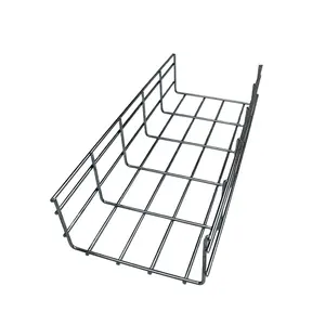 Factory Price Outdoor Customized Cable Bridge Basket Steel Galvanized Wire Mesh Cable Tray