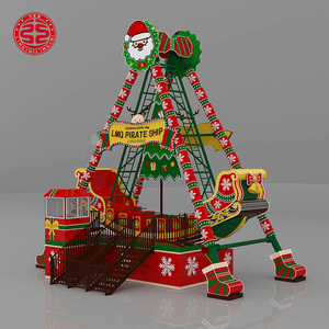 Barco Pirata de Carnaval, Barco Pirata para Parque Infantil al Aire Libre, Barco Vikingo Temático, Atracción de Parque de Diversiones, Gran Barco Pirata - Product Image 2