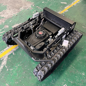 เครื่องตัดหญ้าแบบรีโมทคอนโทรล ปรับระดับใบมีดได้ รุ่น RTK-550 เครื่องตัดหญ้าแบบสายพานตีนตะขาบ ใช้เชื้อเพลิงเบนซิน กำลังไฟ 1200 วัตต์ ถังเก็บหญ้าขนาด 300 ลิตร - Product Image 4