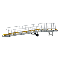 Rampe de quai robuste de 8 tonnes, 11,3 m, 2,1 m, rampe de chargement de camions, rampe de chargement/déchargement de conteneurs, rampe de chantier