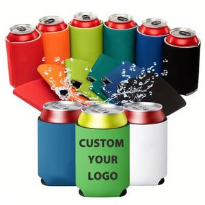 Custom Logo Printing Neoprene Drink Slim Stubby Holder Beer Bottle <b>Cooler</b> Cover Sleeve for <b>Can</b> - Product Image 3