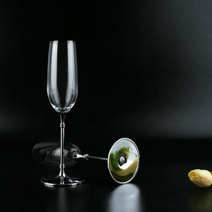Coupe <span class=keywords><strong>De</strong></span> Verre a Vin Et <span class=keywords><strong>Champagne</strong></span> <span class=keywords><strong>Copas</strong></span> <span class=keywords><strong>De</strong></span> Vino <span class=keywords><strong>Copas</strong></span> <span class=keywords><strong>De</strong></span> champán <span class=keywords><strong>De</strong></span> cristal alto con base <span class=keywords><strong>de</strong></span> metal - Product Image 4