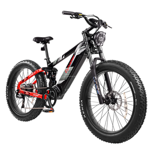 <span class=keywords><strong>Cyrusher</strong></span> Ranger 750W 2,0 Electric Fat Tire <span class=keywords><strong>E</strong></span>-<span class=keywords><strong>Bike</strong></span> 52V Batería de litio Sistema de frenos de disco Aleación de aluminio Montaña todo terreno - Product Image 1