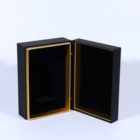Boîtes d'emballage de parfum de luxe en carton rigide avec fermeture magnétique en forme de livre, gaufrage, paillettes et dorure à chaud pour couches et papier toilette