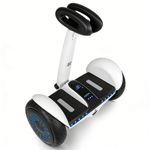 <span class=keywords><strong>Hoverboard</strong></span> XP Ride Blanc et Noir avec Roues LED Lumineuses, Trottinette Équilibrée Automatiquement, Poignée, 2 Modes, Électrique, pour Enfants et Adultes - Product Image 2
