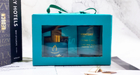 Ensemble cadeau de diffuseur de parfum et de bougie aromatique faits à la main, écologiques, avec logo personnalisé, pour la décoration de la maison