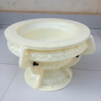 Moule Décoratif en Plastique pour Pot de Fleurs/Jardinière en Ciment/Béton 38 cm x 30 cm
