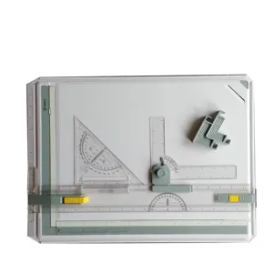 Multifunctionele Imperial Inch A3 Tekentafel Opstellen Tafel Met Clear Regel Parallel Motion Hoek Verstelbare Meetsysteem