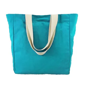 China FeiFei factory 100% fabric women lady cotton canvas tote bag
