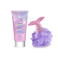Nettoyant pour le corps personnalisé spécial et éponge de bain sirène pour les enfants de nouveau design promotionnel ury