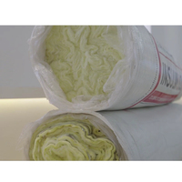 Rouleaux de laine de verre jaune de 120 mm, couverture isolante avec feuille d'aluminium et papier kraft, certifiés ISO, résistants au feu, écologiques