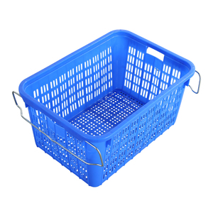 Cajas de Almacenamiento Apilables y Encajables de Malla Metálica para Agricultura, Frutas y Verduras, con Asas Industriales - Product Image 1