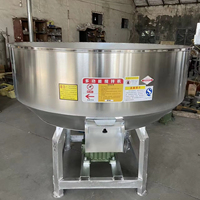 Nouvelle machine à mélanger les aliments pour bétail QP à haut rendement, en acier inoxydable, à surface plate, électrique, capacité de 100 kg, moteur de 3 kW