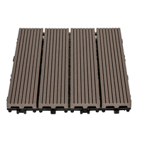 Carreaux de sol 300x300, revêtement de sol technique, terrasse à emboîtement, terrasse en bois composite plastique