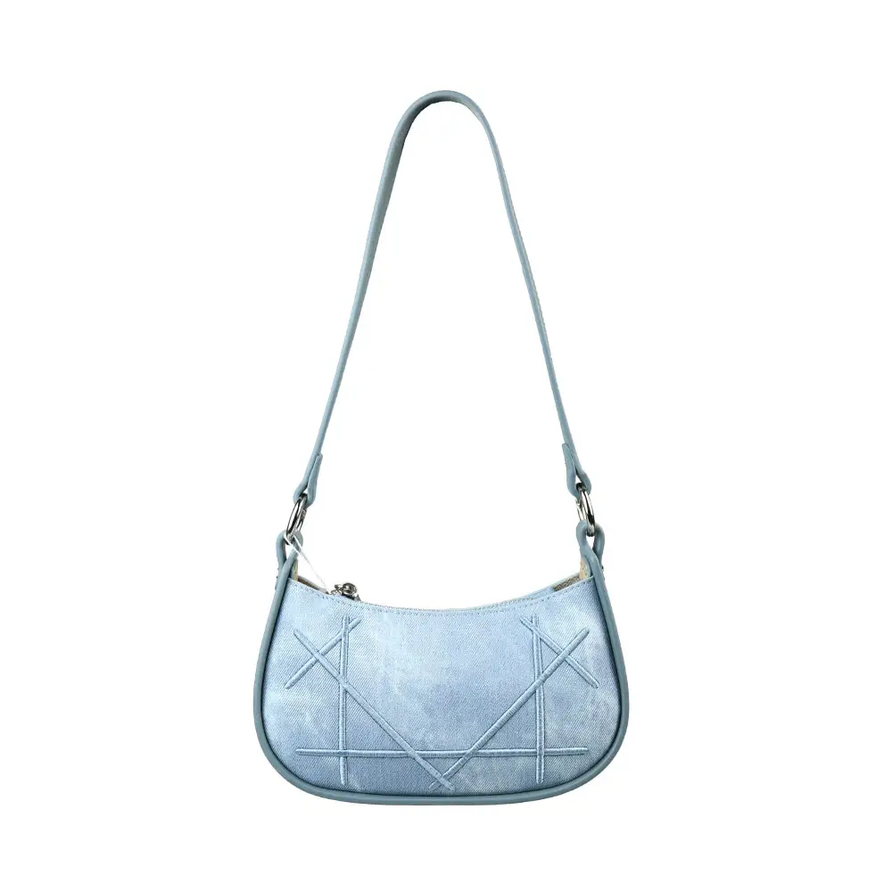 Borsa da donna ODM OEM in pelle Pvc Mini Design borsa Jeans con borse a tracolla personalizzate 2024