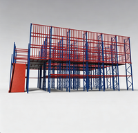 Plateforme de stockage de type loft - Structure en acier démontable robuste et personnalisable pour entrepôts et mezzanines