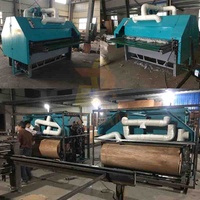 Machines automatiques de traitement de la laine et du coton Mouton Machine industrielle à carder les fibres de sisal Équipement de traitement de peignage de la laine