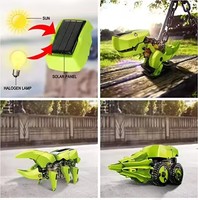 Kit de jouets robots solaires 3 en 1, jeux de construction, dinosaure, tyrannosaure rex, scarabée, apprentissage scientifique, jouets d'expérimentation éducatifs pour enfants