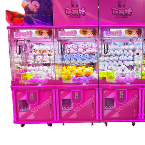 Machine d'arcade de grue de pile de peluche super douce australienne jouets mignons de griffe à jetons faits de métal durable - Product Image 2