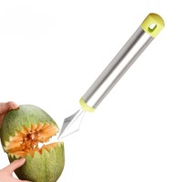 RVS 3-delige fruitballer lepelset, handmatig, voor watermeloen, cantaloupe, ijs, doe-het-zelf, voor feestdecoratie