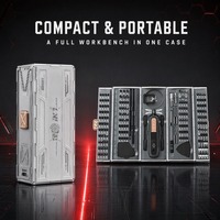 Ensemble de tournevis électrique sans fil de précision 180 en 1, étui rigide, OEM personnalisable, embouts en acier S2 pour la réparation de téléphones portables et d'ordinateurs