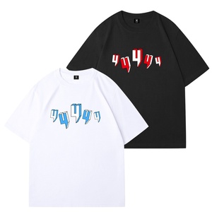 T-shirt Unisex da <span class=keywords><strong>Uomo</strong></span> a Maniche Corte, Vestibilità <span class=keywords><strong>Slim</strong></span>, Stampa Vintage con Lettere, 100% Cotone, Asciugatura Rapida, Traspirante, <span class=keywords><strong>Abbigliamento</strong></span> Outdoor - Product Image 3