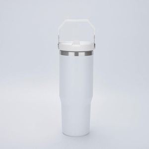 Vaso de Viaje para Auto con Asa Lateral, Termo de Acero Inoxidable de 20oz con Aislamiento al Vacío para Bebidas Diarias - Product Image 4