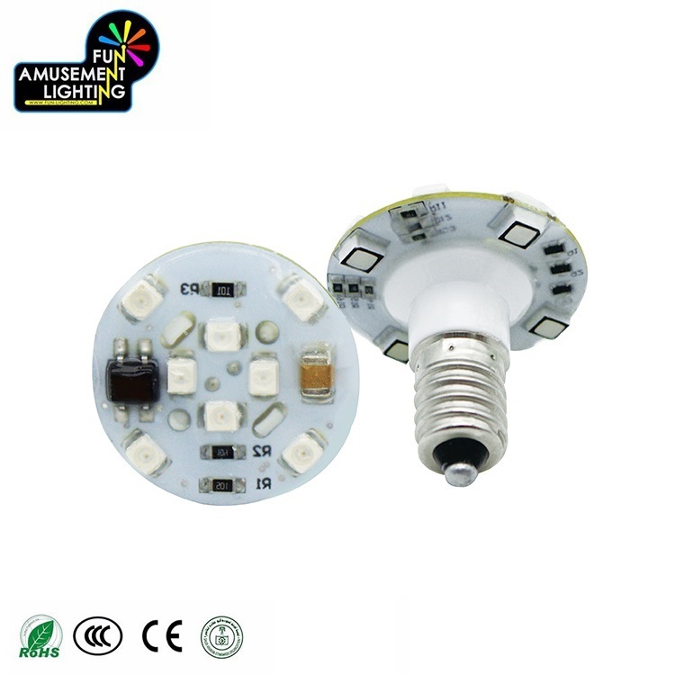Prix bas En Gros Personnalisé E14 Clair Cabochon 24V 1W Forain A MENÉ La Lumière D'amusement