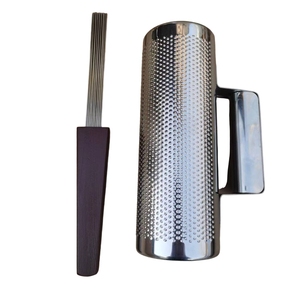 <span class=keywords><strong>Guiro</strong></span> y Shaker con <span class=keywords><strong>Raspador</strong></span>, Instrumentos de Percusión de Tubo Metálico, Cilindro <span class=keywords><strong>Raspador</strong></span> de Metal, Cepillo de Madera - Product Image 3