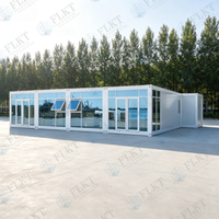 Maison conteneur pliable préfabriquée modulaire FLKT à déploiement rapide en 10 minutes, bureau à domicile en conteneur maritime