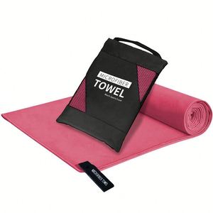 <b>Microfiber</b> Sport <b>Towel</b> Custom Logo Print Wholesale Thick <b>Beach</b> <b>Towel</b> with Logo Print Quick Dry Sport <b>Towel</b> - Product Image 1