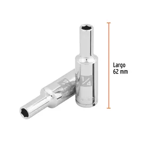 Douille longue BOX 6 1/4'', 6 points, entraînement 3/8'', TRUPER - Product Image 3