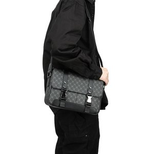 Bolso Bandolera Casual de Cuero PU con Estampado Personalizado para Hombre, Estilo Deportivo, de un Solo Hombro, para Uso Diario al Aire Libre - Product Image 6