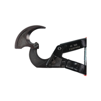 Coupe-câble à cliquet manuel CC-325, ≤32 mm Cu/Al, 0,6 kg, ergonomique, antidérapant, coupe-câble à cliquet manuel
