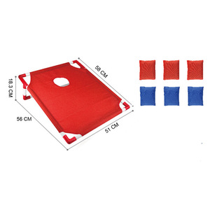 Juego de Lanzamiento de Bolsitas de Arena para <span class=keywords><strong>Niños</strong></span> de Jardín de Infancia, Juguete para Exteriores <span class=keywords><strong>con</strong></span> Partículas de Plástico Suaves y Duraderas - Azul/Rojo/Verde - Product Image 5
