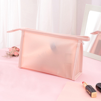 Sac de rangement de voyage de luxe personnalisé avec fermeture éclair, grande capacité, en PVC, étui organisateur de cosmétiques, style tendance, résistant à l'eau, portable, pour maquillage (fabrication usine)