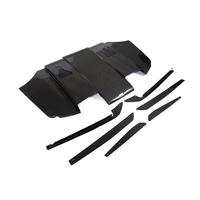 Diffuseur arrière en fibre de carbone avec canards pour BMW Série 3 E92 E93 M3 2009-2013