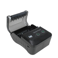 Imprimante thermique portable 58 mm pour codes-barres, mini USB 384 dpi, batterie rechargeable, machine à reçus, compatible Android/iOS, pour photos, autocollants et billets de transport aérien