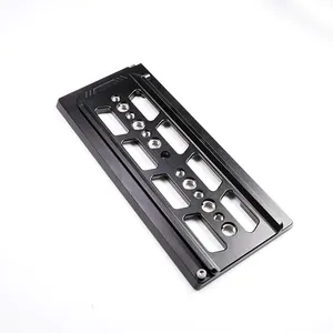 Aluminum dovetail sliding plate compatible with camera baseplate and camera cage for DSLR camera Sony A6400/A6500/A6300