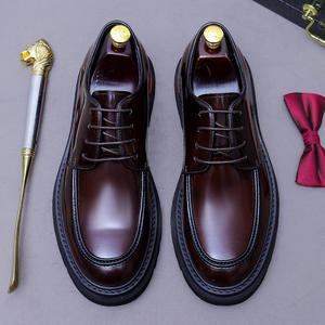 Modelo 2026 de zapatos de lujo para negocios. Zapatos de diseñador de alta calidad para ocasiones formales. Acabado brillante, estilo de alta gama, elegante. - Product Image 5