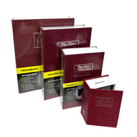 Classique quatre couleurs ABS métal caisse boîte simulé livre coffre-fort électronique serrure numérique antivol dictionnaire modèle modèle serrure casier