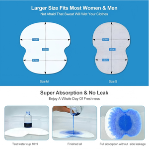 Almohadillas Absorbentes Desechables para <span class=keywords><strong>Axilas</strong></span>, Almohadillas Absorbentes de Sudor para <span class=keywords><strong>Axilas</strong></span> - Product Image 2