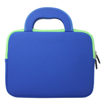 Logo personnalisé bleu dames néoprène porte-documents PC ordinateur sac 9.7 -10.1 pouces pochette pour ordinateur portable étui pour tablette