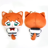 Porte-clés mini ours en peluche mignon et doux, pendentif breloque lapin de dessin animé, jouet décoratif pour sac à dos