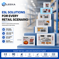 Etiqueta Electrónica para Estantes LEEKA de 1.54 a 7.5 Pulgadas, BLE 4, 4 Colores, Bajo Consumo de Energía, para Supermercados, Fabricante Personalizado